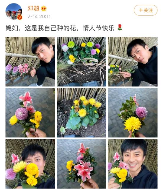 情人节送什么好明星情人节这样过：Baby晒照不提黄晓明，何猷君再送直男玫瑰